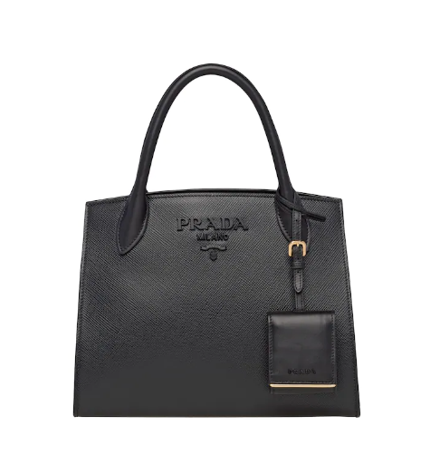 Saffiano Leather Prada Monochrome Bag  1BA156