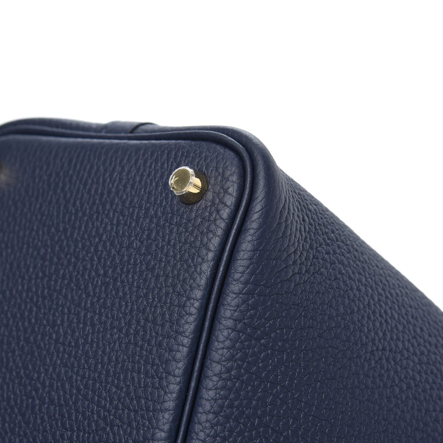 HERMES Taurillon Clemence Picotin Lock 18 PM Bleu Nuit