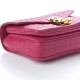 CELINE Calfskin Quilted Medium C Bag Pink