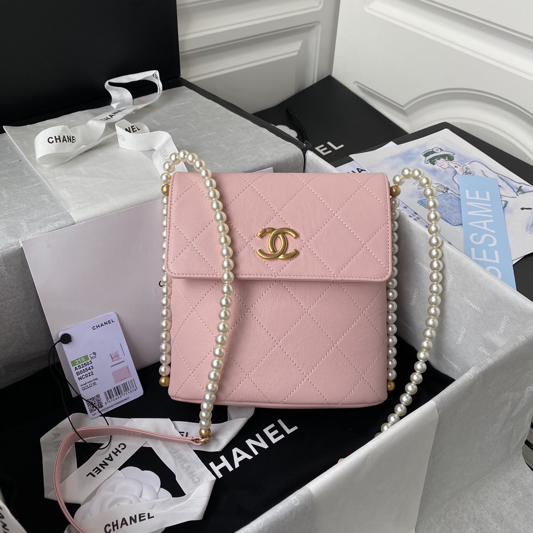 1chanel Small Hobo Bag Light Pink