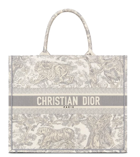 Dior Book Tote Canvas in toile de Jouy