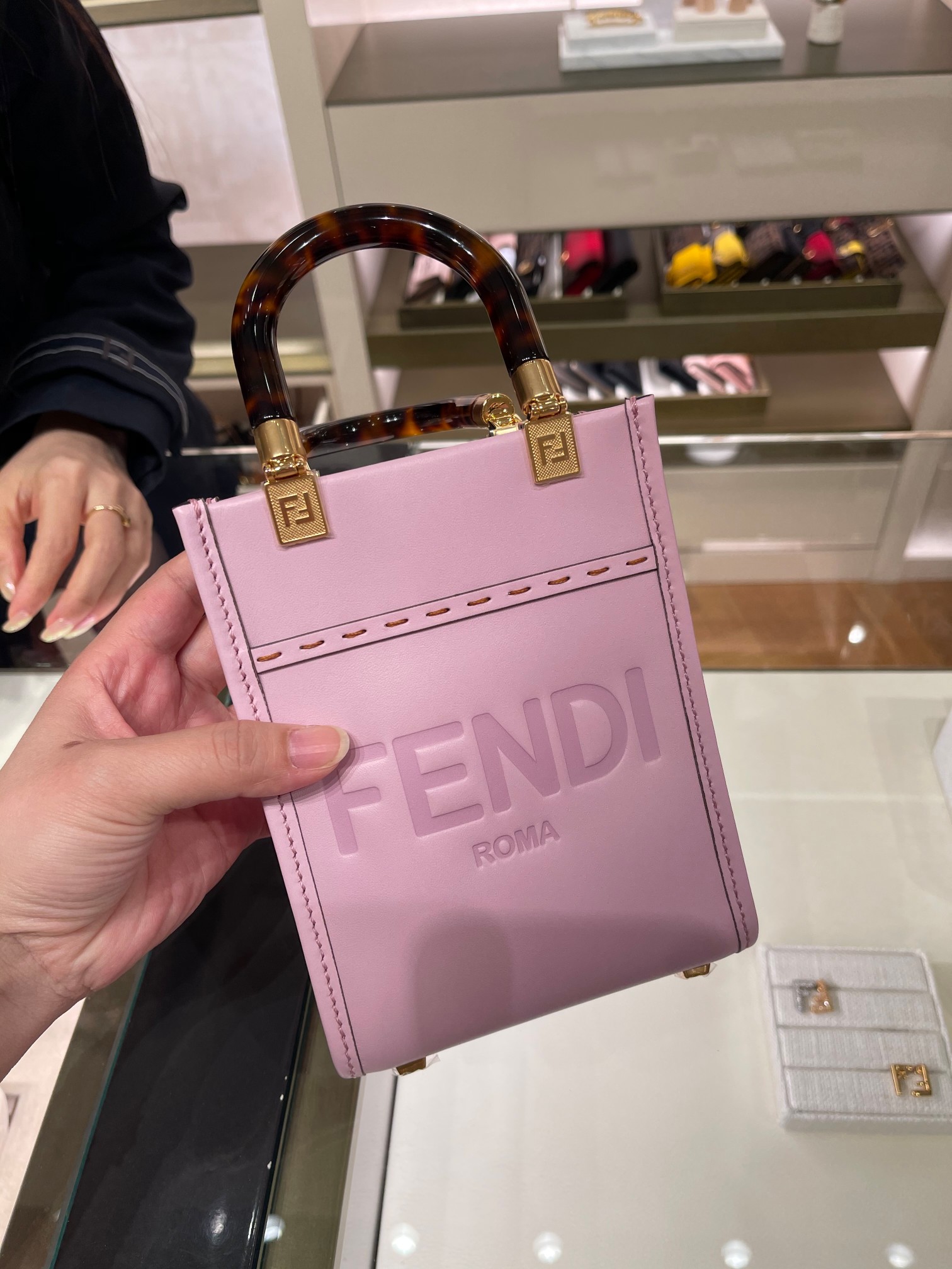 FENDI 1MINI SUNSHINE SHOPPER Pink