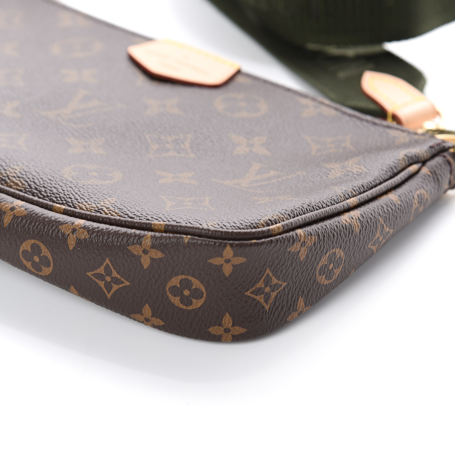 LOUIS VUITTON Monogram Multi Pochette Accessories Large Pochette Kaki