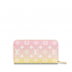 LOUIS VUITTON ICONIC MONOGRAM CANVAS ZIP WALLET GRADIENT Pink