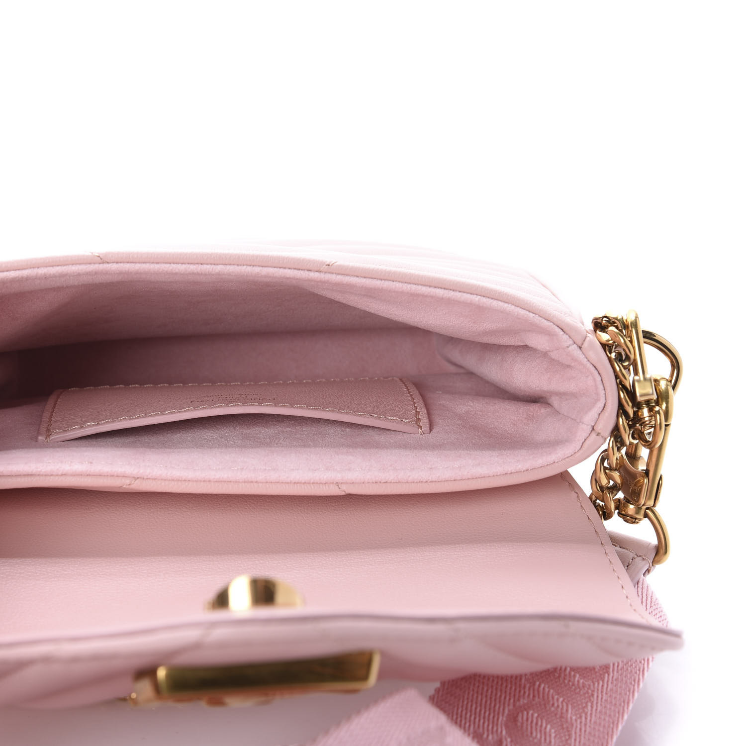 LOUIS VUITTON Calfskin New Wave Multi Pochette Rose Ballerine