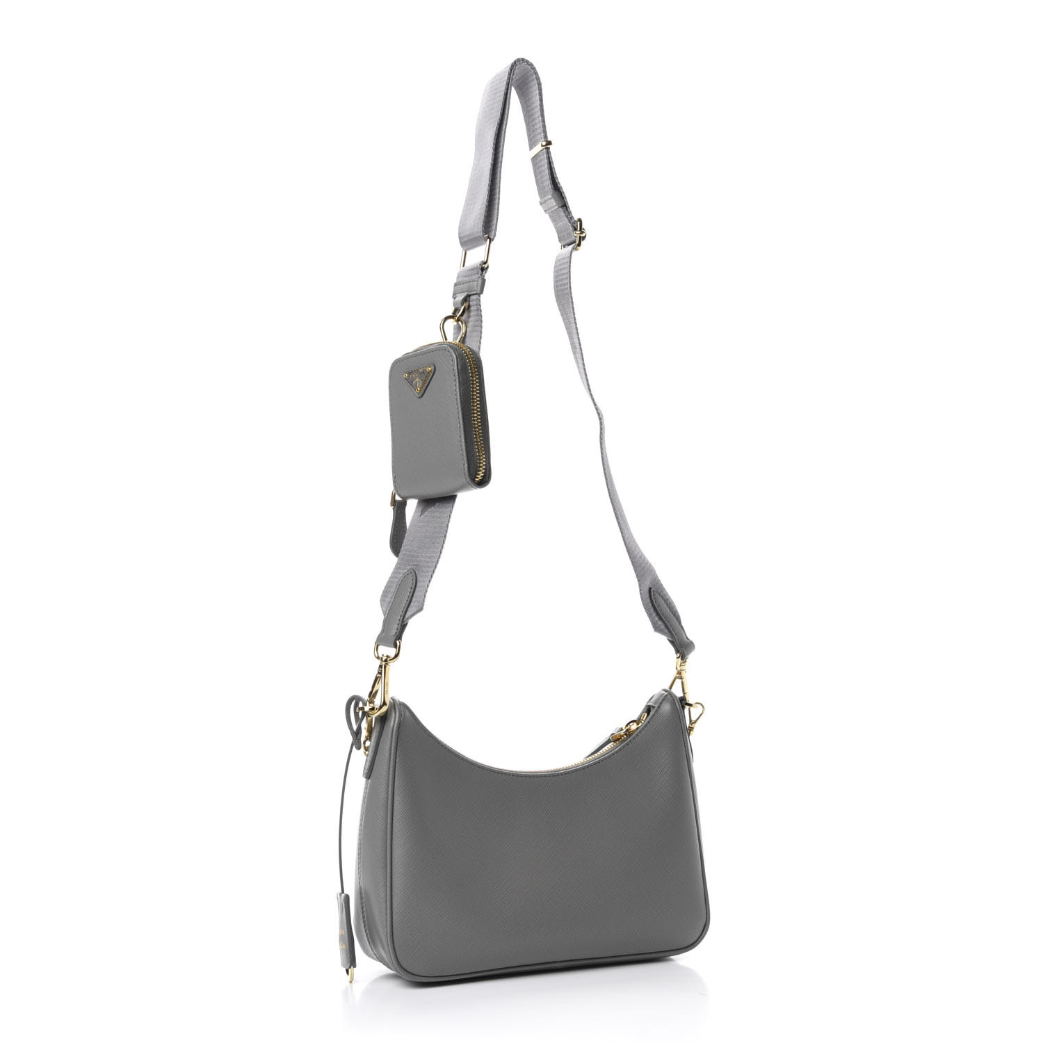 1PRADA Saffiano Re-Edition 2005 Shoulder Bag Ardesia