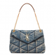 ysl denim pattern mini quilted bag